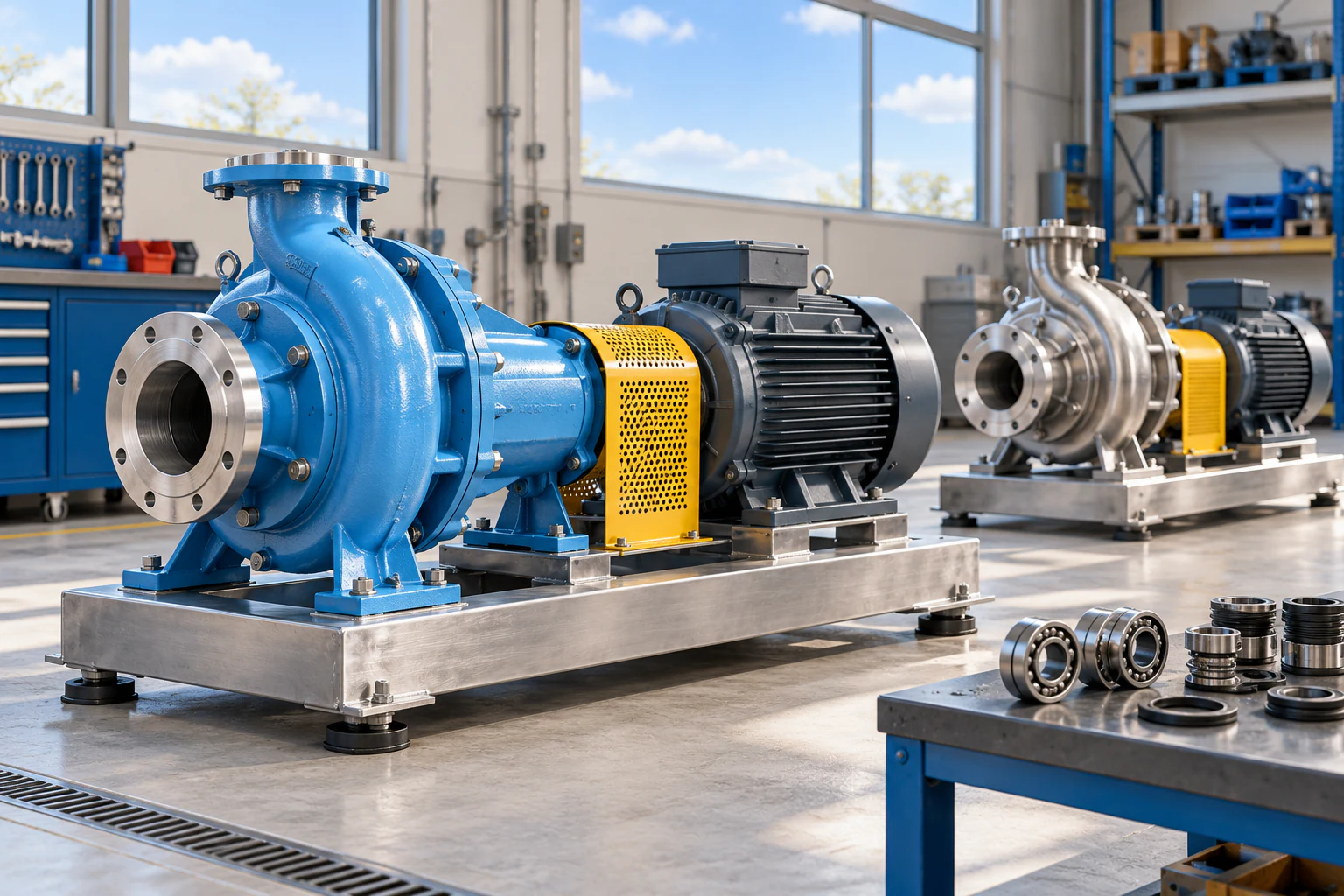 Industrial centrifugal pumps and rotating equipment